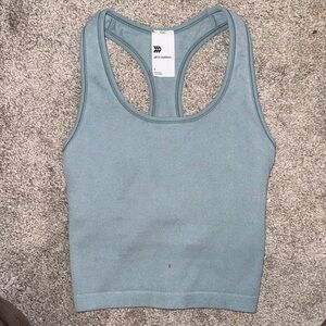 all in motion Dusty Blue Ribbed Racerback Tank